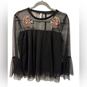 Lace Floral Shirt